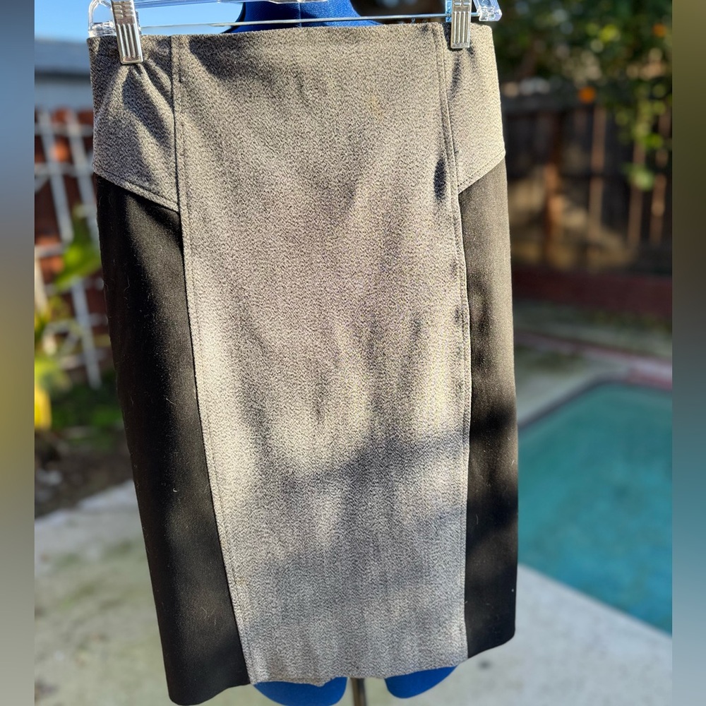 Express Midi Colorblock Pencil Skirt Size 4